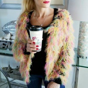 CANDY SHAG CARDIGAN